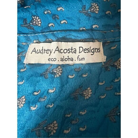 RARE Art to Wear Audrey Acosta Eco Friendly Designer Silk Kimono OS - Picture 5 of 5